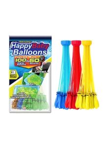 Happy Baby 100-Piece Water Balloon Set Random Colour