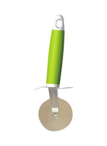 Royalford Pizza Cutter With Aluminum Handle Green/Silver
