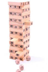 Generic 54-Piece Numerical Building Block Set 3+ Years