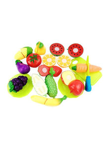 Beauenty 16-Piece Vegetables Fruit Baby Kitchen Toy Set