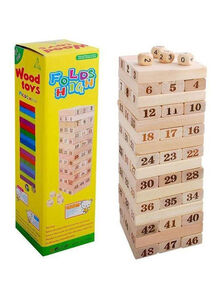Wooden Toys 48-Piece Large Layers Stacking Blocks