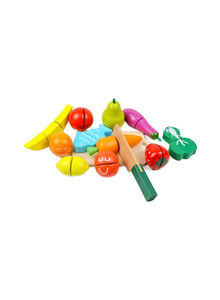 Lucky Cutting Fruits & Vegetables Wooden Kitchen Toy