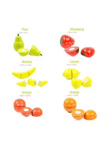 Lucky Cutting Fruits & Vegetables Wooden Kitchen Toy