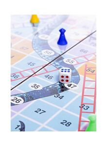 TA SPORTS 2-In-1 Snakes And Ladders Board Game