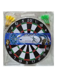 Generic Wooden Darts Board With Dart - 37 cm 37centimeter