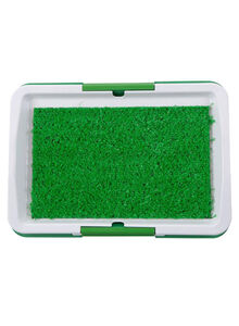 Generic Dog Grass Litter Box Pad Green/White