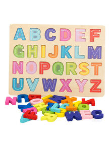 Lazy Toddler Educational Wooden Alphabets And Number Board LAZY11