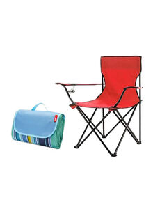 KENCO Foldable Camping Chair With Picnic Mat