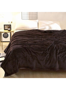 Fabienne Bed Blanket Microfiber Brown 220x240centimeter