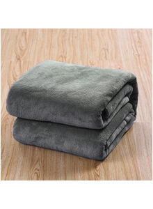Fabienne Premium Quality Long Lasting Super Soft Easy Care Foldable Light Weight Washable Fluffier King Size Bed Blanket Microfiber charcoal Grey 220x240cm