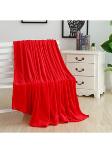Fabienne Bed Blanket Microfiber Red 220x240centimeter