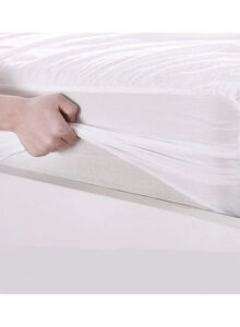 Fabienne Waterproof Mattress Protector Cotton White 100x200x30cm