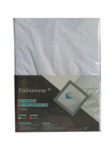 Fabienne Waterproof Mattress Protector Cotton White 180x200x30cm