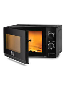 BLACK+DECKER Microwave Oven With Defrost Function 20 L 700 W MZ2020P-B5 Black/Silver