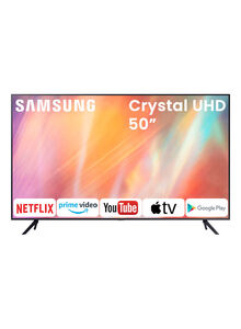 Samsung 50 Inches AU7000 Crystal UHD 4K Flat Smart TV (2021), Titan Gray, UA50AU7000UXZN