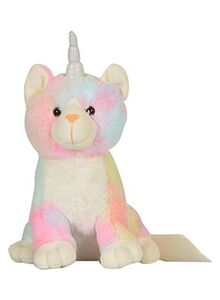 Mirada Rainbow Sitting Kitty Toy 33cm