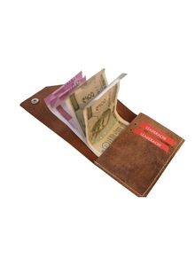 LEADERACHI Genuine RFID Protected Premium Oliver Minimilist Wallet Multicolour
