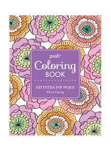 ANDREWS & MCMEEL Posh Adult Colouring Book Patterns For Peace