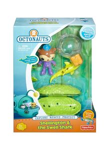 Fisher-Price 4-Piece Octonauts Shellington And The Swell Shark Playset Toy