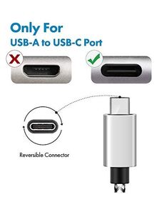 ماركة غير محددة كابل شحن USB Type C طويل مضفر من النايلون من ديجوتيك أسود