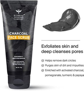 Bombay Shaving Company Charcoal De-Tan & Glow Kit | Charcoal Face Wash, Charcoal Scrub, Charcoal Face Pack, Charcoal Sheet Face Mask, Vitamin C Serum | Diwali Gift for Men & Women