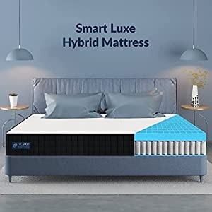 The Sleep Company SmartGRID Luxe Hybrid Queen Size Pocket Spring Mattress (150x200x20 CM) | Patented technology - Soft for mind-blowing comfort & Firm for back support | 30 Nights Trial
