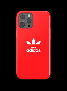 adidas Logo Printed Protective Case Cover For Apple iPhone 12 Pro Max Scarlet Red