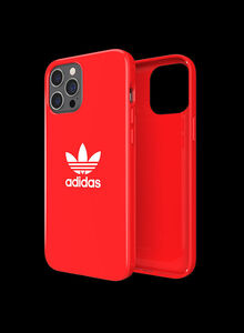 adidas Logo Printed Protective Case Cover For Apple iPhone 12 Pro Max Scarlet Red