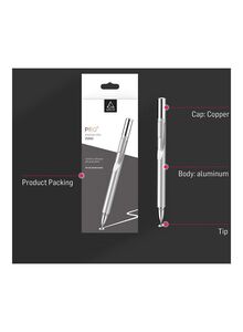 ADONIT Pro 4 New Generation Fine Point Precision Stylus Silver