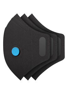 AIRINUM Pack Of 3 Urban Air Mask Black