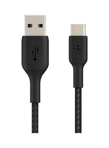belkin Boostcharge Braided Usb C To A Cable Black