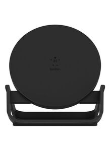 belkin Boost Up Wireless Charging Stand For Fast QI Certified And Other QI Enabled Devices Black