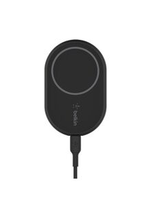 BELKIN BoostCharge Magnetic Wireless Car Charger 10W - Includes USB-C Cable + 20W Car Power Supply - Black