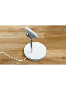 belkin BoostCharge Pro MagSafe 2-in-1 with 15W Wireless Charger Stand - UK White