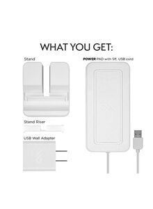 CASE-MATE Wireless Charging Power Pad With Stand White