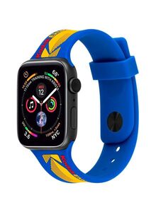 CASE-MATE Replacement Band For Apple Watch Series 1/2/3/4 38/40mm Blue/Yellow