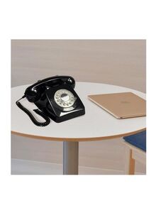 GPO Retro Push Button Landline Phone Black