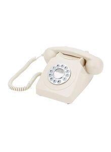 GPO Retro Push Button Landline Phone Cream