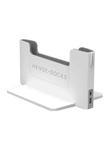 Henge Docks Vertical Docking Station For Macbook Air White/Silver
