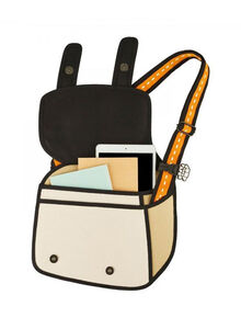 JUMPFROMPAPER Cheese Orange Shoulder Bag Multicolour