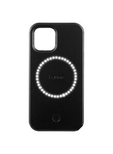 LuMee Protective Case Cover For Apple iPhone 12 mini Matte Black
