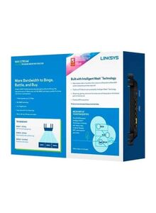 LINKSYS Tri-Band Mesh WiFi Router And 2 Velop Plug-In Nodes Bundle White/Black