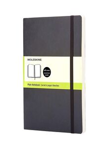 MOLESKINE A5 Classic Plain Paper Notebook Black