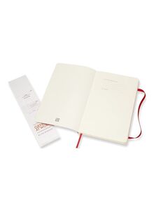 MOLESKINE A5 Classic Plain Paper Notebook Scarlet Red