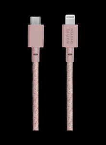 Native Union Belt USB-C to Lightning Charging Cable Pink