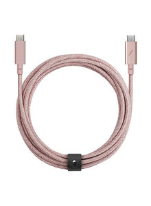 Native Union Pro USB-C To USB-C Charging Cable Rose