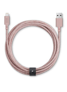 Native Union Belt USB To Lightning Port Cable 1.2meter Rose