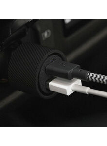 Native Union Fast-Charging 30W Dual-Port USB-A & USB-C Car Charger Grey