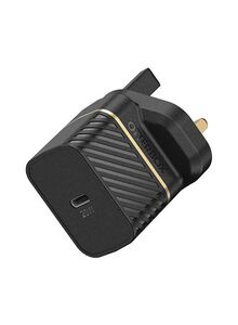 Otterbox Rugged Fast Compact Wall Charger UK Plug 20W For USB C Devices Black