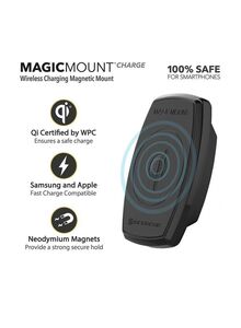 Scosche MagicMount Car Wireless Charging Air Vent Mount Black